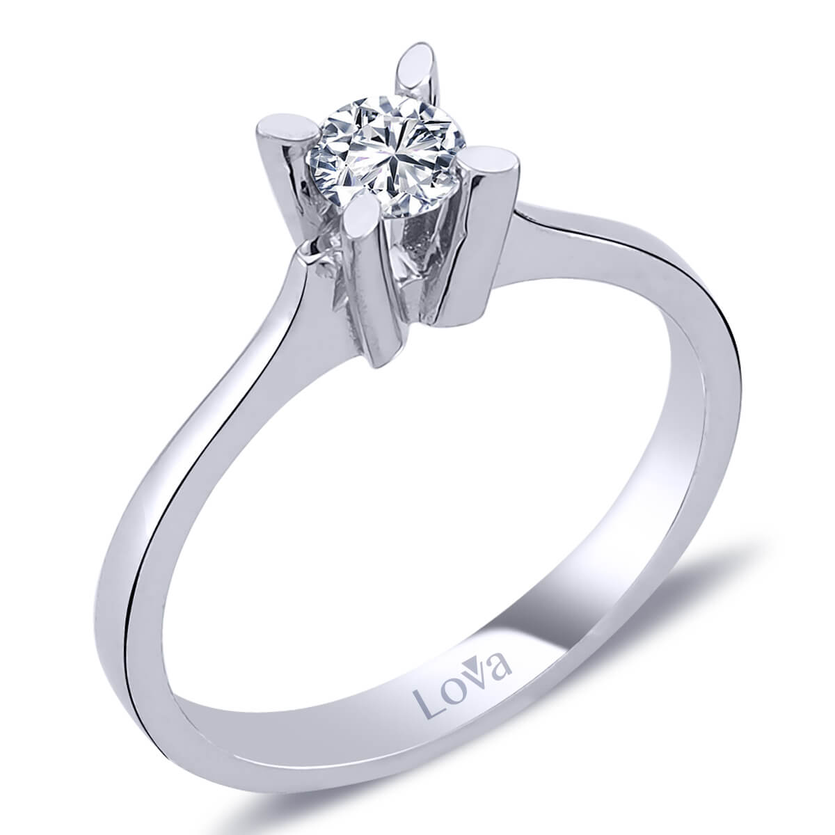 0,28 Karat Pırlanta Tektaş Yüzük 1020265 Lova Pırlanta