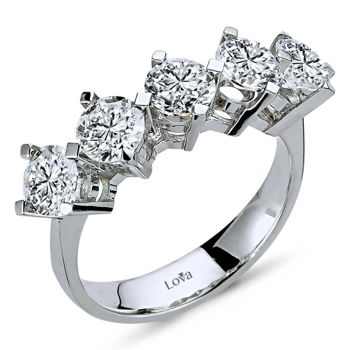 2,25 Karat Pırlanta Beştaş Yüzük 1030125 Lova Pırlanta