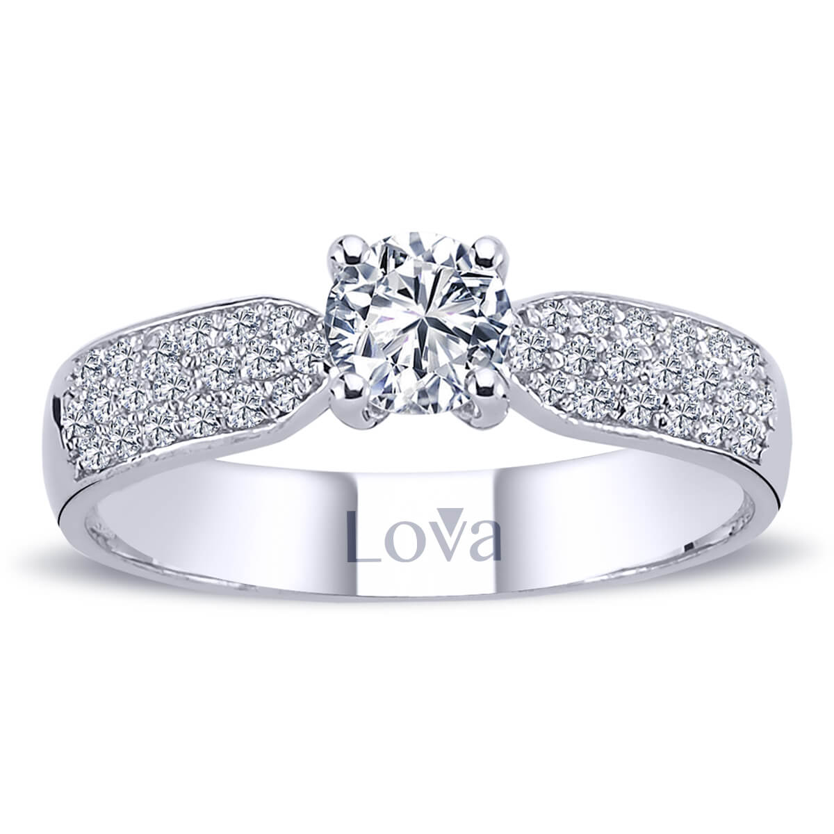 Toplam 0,65 Karat Pırlanta Tektaş Yüzük 1030212 Lova