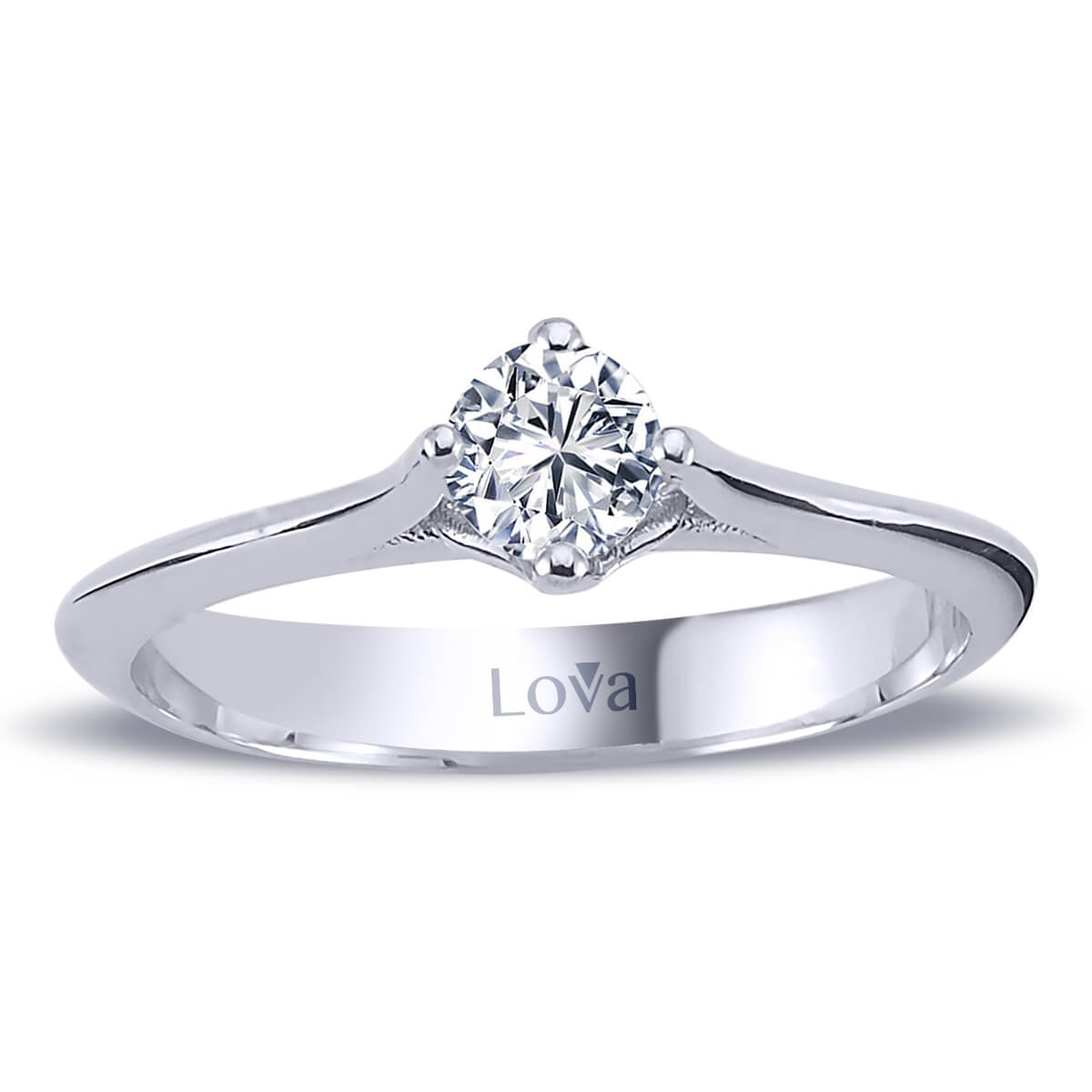 0,33 Karat Pırlanta Tektaş Yüzük 1030227 Lova Pırlanta